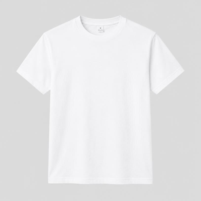 Playera cuello redondo algodón